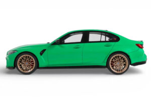 BMW M3 G80 CS Signal Green GT Spirit 1:18 GT976 Pryskyřice – obrázek 3 z 4