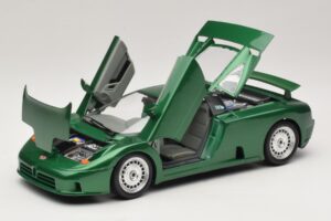 Bugatti EB110 Zelený Metalický Bburago 1:18 3003 Kov – obrázek 2 z 8