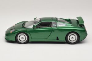 Bugatti EB110 Zelený Metalický Bburago 1:18 3003 Kov – obrázek 4 z 8