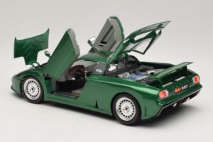 Bugatti EB110 Zelený Metalický Bburago 1:18 3003 Kov – obrázek 5 z 8