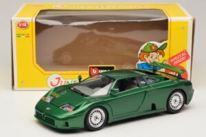 Bugatti EB110 Zelený Metalický Bburago 1:18 3003 Kov – obrázek 8 z 8