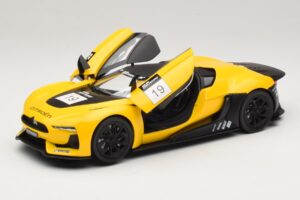 Citroen GT Žlutý & Černý Norev 1:18 181609 Kov – obrázek 2 z 8