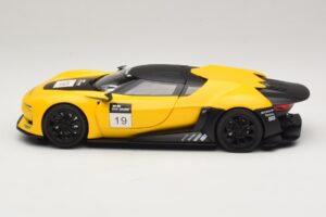 Citroen GT Žlutý & Černý Norev 1:18 181609 Kov – obrázek 4 z 8