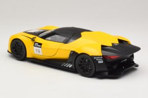 Citroen GT Žlutý & Černý Norev 1:18 181609 Kov – obrázek 7 z 8