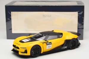 Citroen GT Žlutý & Černý Norev 1:18 181609 Kov – obrázek 8 z 8