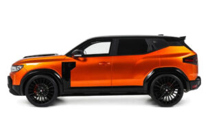 Dacia Duster Mk3 Redust Sport 4x2 Hybrid Metallic Orange Otto 1:18 OT1316 Pryskyřice – obrázek 3 z 4