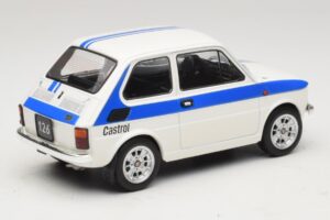 Fiat 126 Castrol Livery Bílý Modrý MCG 1:18 MCG18666 Kov – obrázek 2 z 6