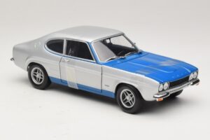 Ford Capri RS2600 Mk1 Silver Blue Minichamps 1:18 150089072 Kov – obrázek 4 z 6