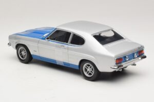 Ford Capri RS2600 Mk1 Silver Blue Minichamps 1:18 150089072 Kov – obrázek 5 z 6