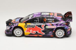 Ford Puma Rally1 #13 G. Munster / L. Louka Rally Monte Carlo 2025 IXO 1:18 18RMC231B Kov – obrázek 3 z 6
