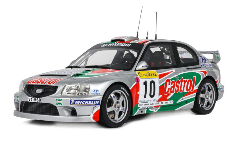 Hyundai Accent WRC #10 A. McRae / D. Senior Rally Monte Carlo 2001 Otto 1:18 Hyundai Accent WRC #10 A. McRae / D. Senior Rally Monte Carlo 2001 Otto 1:18 OT1265 Pryskyřice