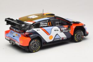 Hyundai i20 N Rally1 #1 T. Neuville / M. Wydaeghe Safari Rally Kenya 2025 IXO 1:18 18RMC247B Kov – obrázek 2 z 6