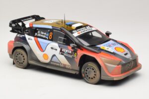 Hyundai i20 N Rally1 #8 O. Tanak / M. Jarveoja Safari Rally Kenya 2025 IXO 1:18 18RMC247A Kov – obrázek 4 z 6