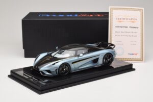 Koenigsegg Regera Modrý Karbonový Balíček FrontiArt 1:18 F079-173 Pryskyřice – obrázek 7 z 7