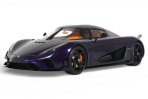 Koenigsegg Regera Fialový GT Spirit 1:18 GT973 Pryskyřice – obrázek 2 z 2