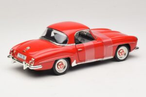 Mercedes 190 SL W121 Kupé Červený ERTL 1:18 7465 Kov – obrázek 2 z 6