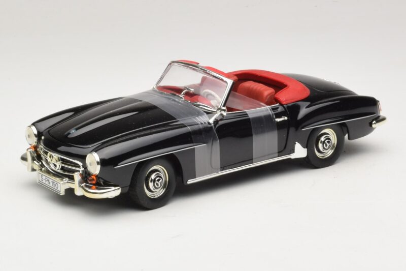 Mercedes 190 SL W121 Roadster Černý ERTL 1:18 7464 Kov