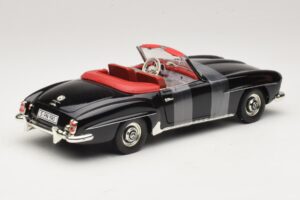 Mercedes 190 SL W121 Roadster Černý ERTL 1:18 7464 Kov – obrázek 2 z 6