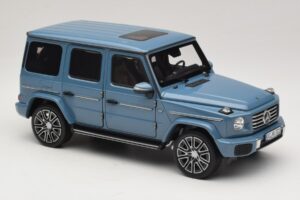 Mercedes G-Class W465 Vintage Blue Norev 1:18 183034 Kov – obrázek 4 z 6