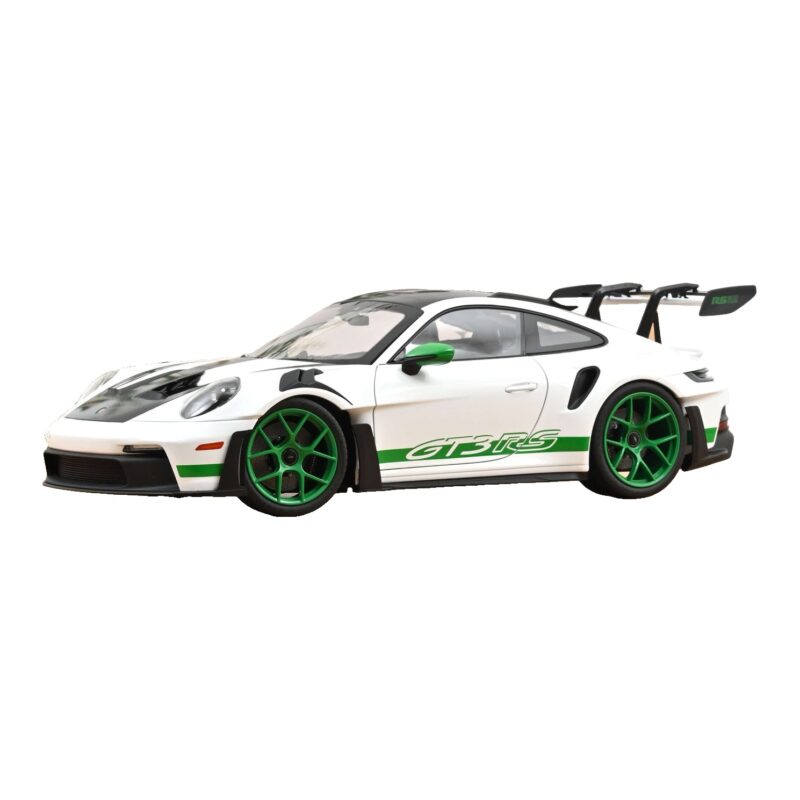 Porsche 911 992 GT3 RS Tribute to Carrera RS Bílý Python Green Norev 1:12 127535 Kov