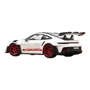 Porsche 911 992 GT3 RS Weissach Package Bílý Pyro Red Norev 1:18 187373 Kov – obrázek 3 z 3