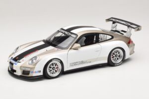Porsche 911 997 GT3 Cup Bílý S Pruhy 2008 Minichamps 1:18 WAP0210130C Kov