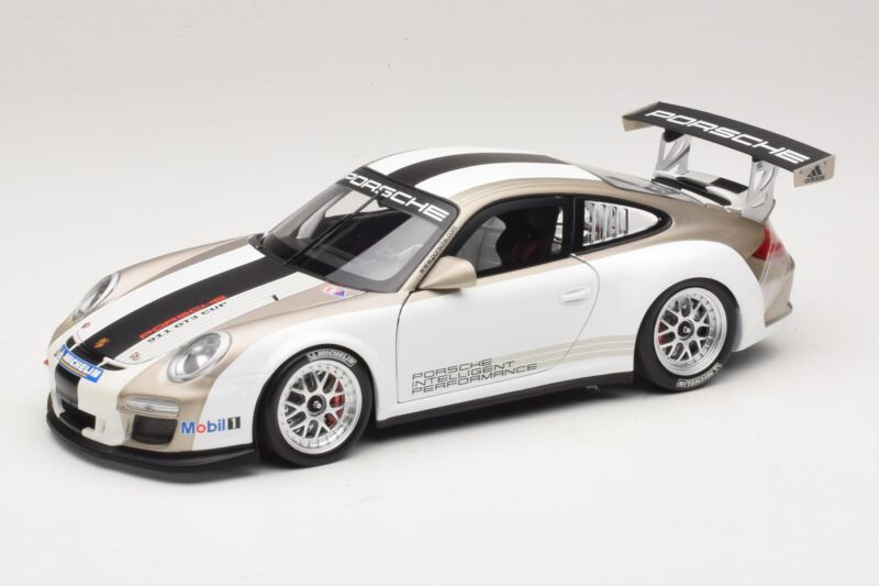 Porsche 911 997 GT3 Cup Bílý S Pruhy 2008 Minichamps 1:18 WAP0210130C Kov