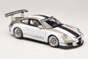 Porsche 911 997 GT3 Cup Bílý S Pruhy 2008 Minichamps 1:18 WAP0210130C Kov – obrázek 6 z 8