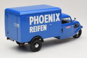 Tempo Hanseat Tříkolová Dodávka Phoenix Blue Minichamps 1:18 180099040 Kov – obrázek 2 z 6