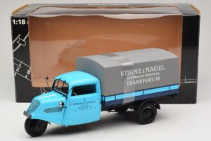 Tempo Hanseat Pickup Kühne & Nagel Frankfurt Minichamps 1:18 180099022 Kov – obrázek 6 z 6