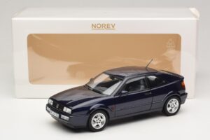 Volkswagen Corrado VR6 Aqua Blue Metallic Limitovaná Edice Norev 1:18 188660 Kov – obrázek 8 z 8