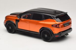 Dacia Duster Mk3 Redust Sport 4x2 Hybrid Metallic Orange Otto 1:18 OT1316 Pryskyřice – obrázek 5 z 6