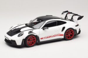 Porsche 911 992 GT3 RS Weissach Package Bílý Pyro Red Norev 1:18 Porsche 911 992 GT3 RS Weissach Package Bílý Pyro Red Norev 1:18 187373 Kov