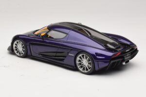 Koenigsegg Regera Fialový GT Spirit 1:18 GT973 Pryskyřice – obrázek 5 z 6