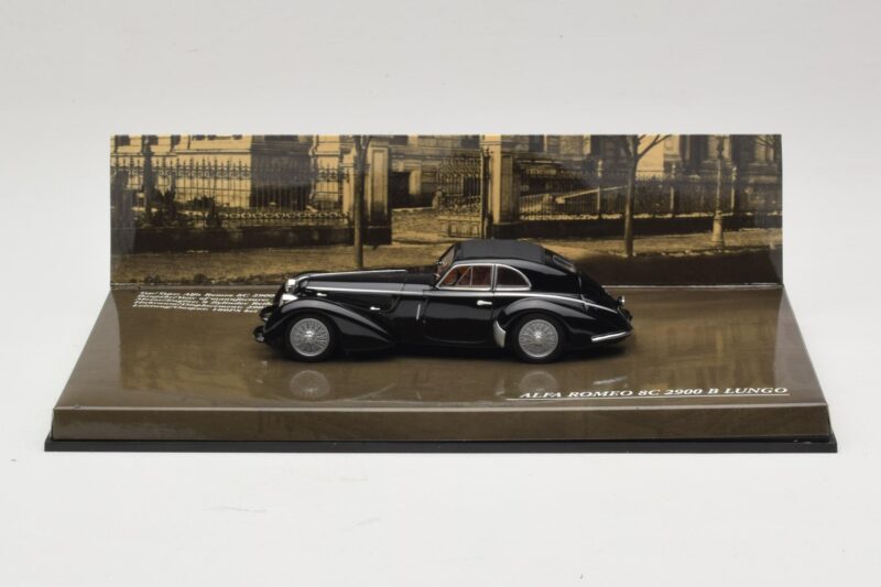 Alfa Romeo 8C 2900B Lungo Černý Minichamps 1:43 436120421 Kov