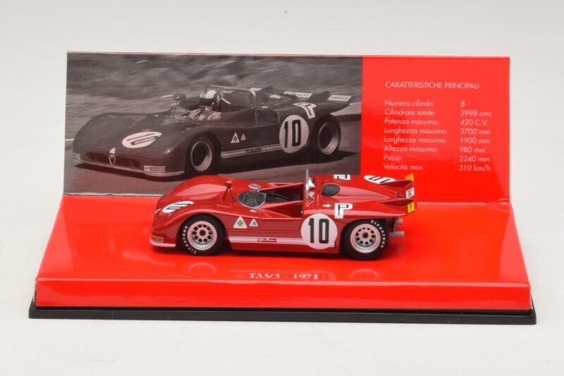 Alfa Romeo T33/3 #10 R. Stommelen / N. Galli ADAC 1000km Nurburgring 1971 Bez Vnější Krabice Minichamps 1:43 436711210-R1 Kov