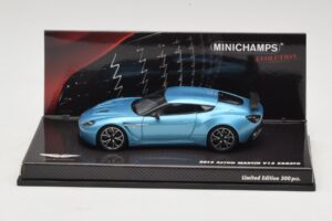 Aston Martin V12 Zagato Alba Blue Minichamps 1:43 437137222 Kov