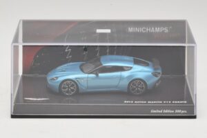 Aston Martin V12 Zagato Alba Blue Minichamps 1:43 437137222 Kov – obrázek 4 z 5