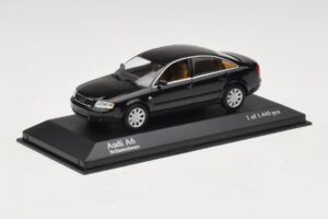 Audi A6 C5 Černý Minichamps 1:43 430010200 Kov – obrázek 2 z 4