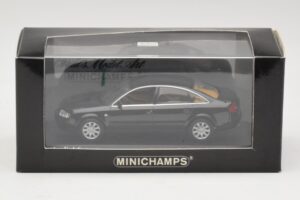 Audi A6 C5 Černý Minichamps 1:43 430010200 Kov – obrázek 4 z 4