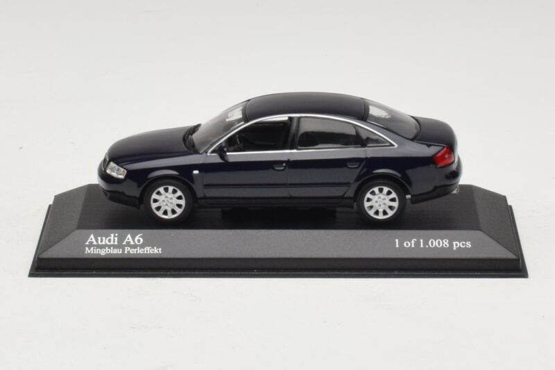 Audi A6 C5 Modrá Metalíza Minichamps 1:43 Audi A6 C5 Modrá Metalíza Minichamps 1:43 430010201 Kov