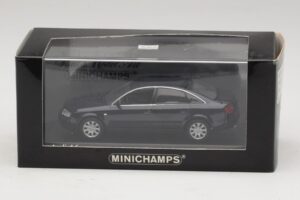 Audi A6 C5 Modrá Metalíza Minichamps 1:43 430010201 Kov – obrázek 4 z 4