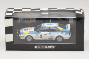 Audi Quattro #4 S. Blomqvist / B. Cederberg Rally Sweden Winner 1982 Minichamps 1:43 430821904 Kov – obrázek 4 z 4