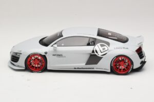 Audi R8 42 Liberty Walk Bílý GT Spirit 1:18 GT325 Pryskyřice – obrázek 3 z 6