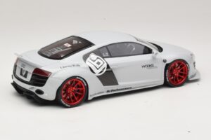 Audi R8 42 Liberty Walk Bílý GT Spirit 1:18 GT325 Pryskyřice – obrázek 2 z 6