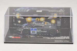 Audi R8 LMS GT3 #100 M. Ekstrom / O. Jarvis Abt Sportsline 24 Hours of Nurburgring 2010 Minichamps 1:43 437101900 Kov – obrázek 4 z 5
