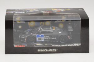 Audi R8 LMS GT3 #100 M. Ekstrom / O. Jarvis Abt Sportsline 24 Hours of Nurburgring 2010 Minichamps 1:43 437101900 Kov – obrázek 5 z 5