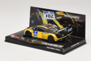 Audi R8 LMS GT3 #102 H-J. Stuck / H. Heyer Black Falcon 24 Hours of Nurburgring 2010 Minichamps 1:43 437101912 Kov – obrázek 3 z 5