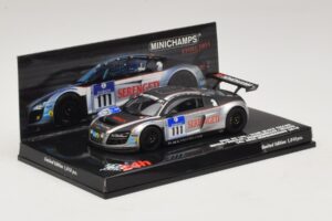 Audi R8 LMS GT3 #111 Metha / Breslin Black Falcon 24 Hours of Nurburgring 2010 Minichamps 1:43 437101911 Kov – obrázek 2 z 5