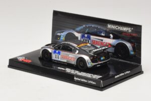 Audi R8 LMS GT3 #111 Metha / Breslin Black Falcon 24 Hours of Nurburgring 2010 Minichamps 1:43 437101911 Kov – obrázek 3 z 5